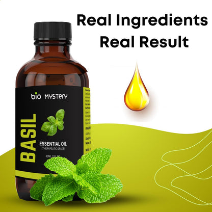Pure Basil Essential Oil 30ml (1.0 Ounce)