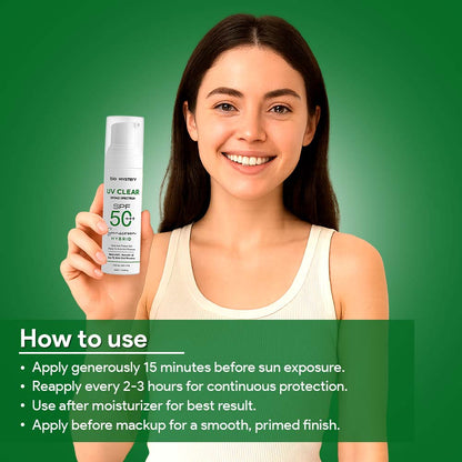 Clear Face Sunscreen SPF 50+++