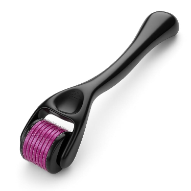 Derma Roller 0.5mm for Hair Growth & Beard Care | 540 Titanium Microneedles Scalp Roller