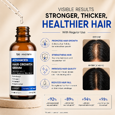 Advanced Hair Growth Serum With Derma Roller 0.5 mm