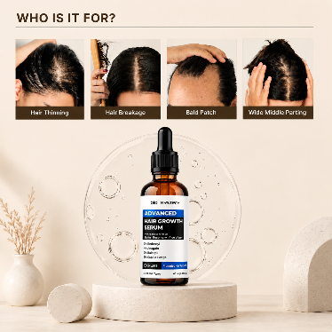 Advanced Hair Growth Serum With Derma Roller 0.5 mm