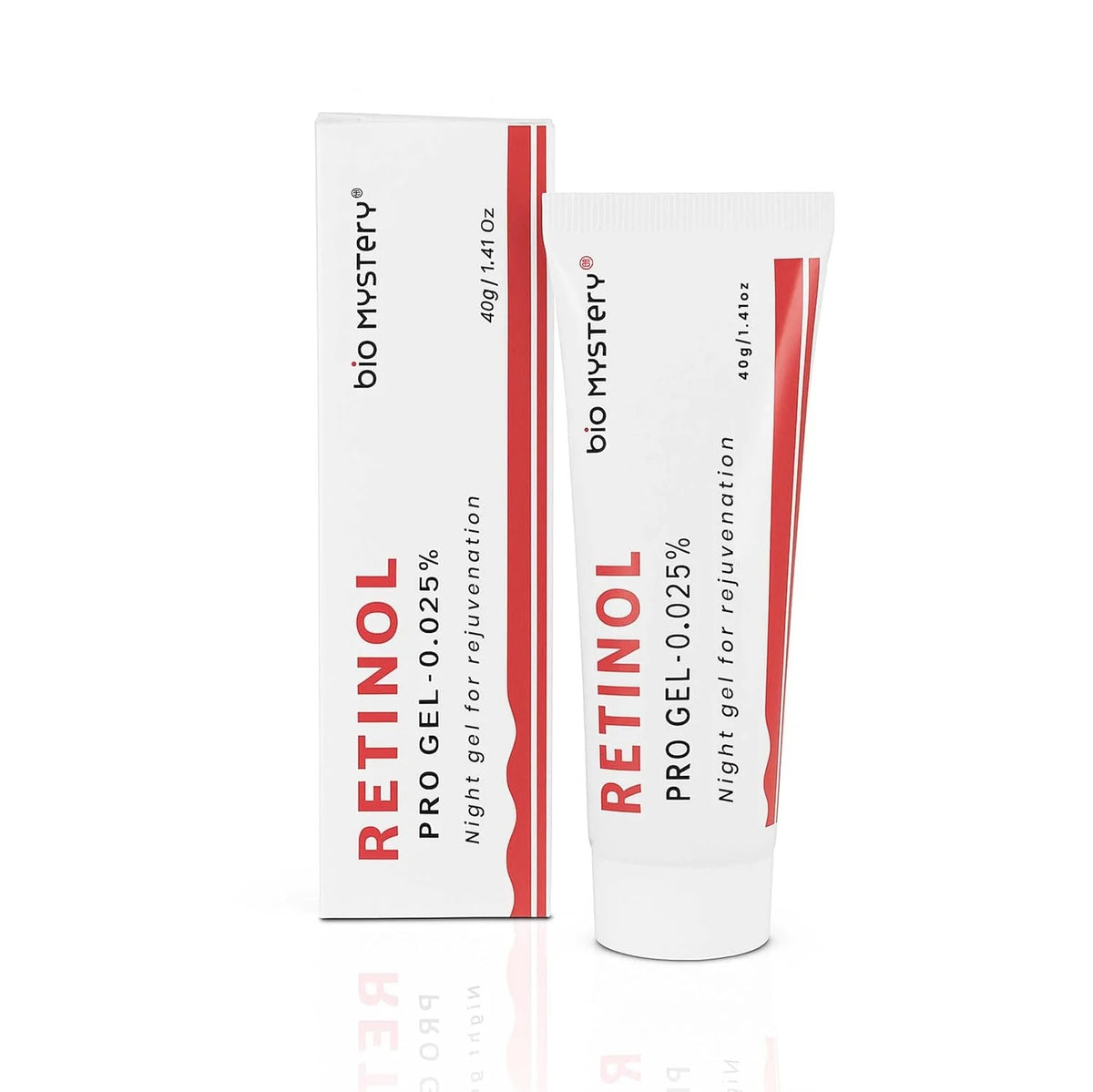 Bio Mystery Retinol Pro Gel 0.025% – Anti-Acne & Wrinkle Repair Night Gel – 40g